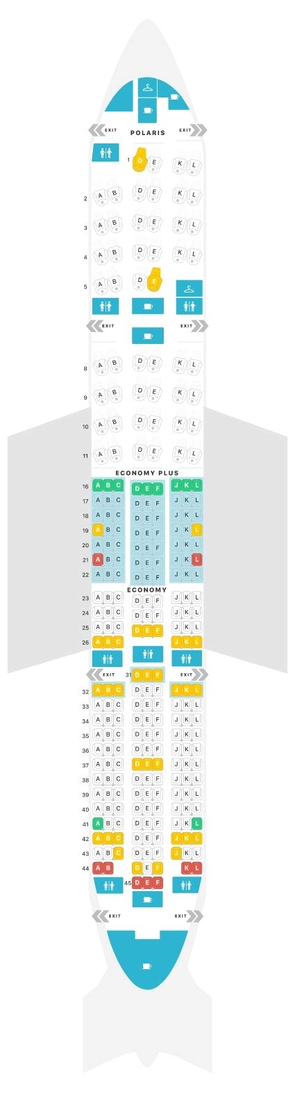united boeing 777-200 seat map